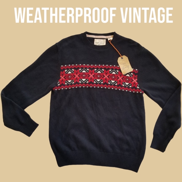 Weatherproof Vintage Holiday Sweater - NWT - Picture 1 of 3